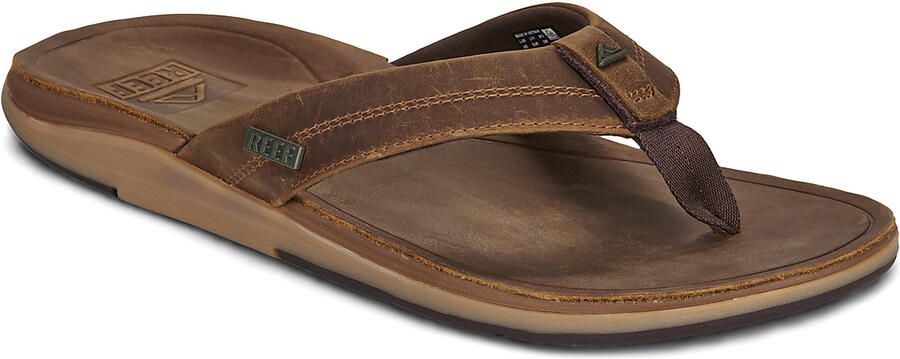 Reef Slipp REE Leather Offshore Middenbruin Bruin