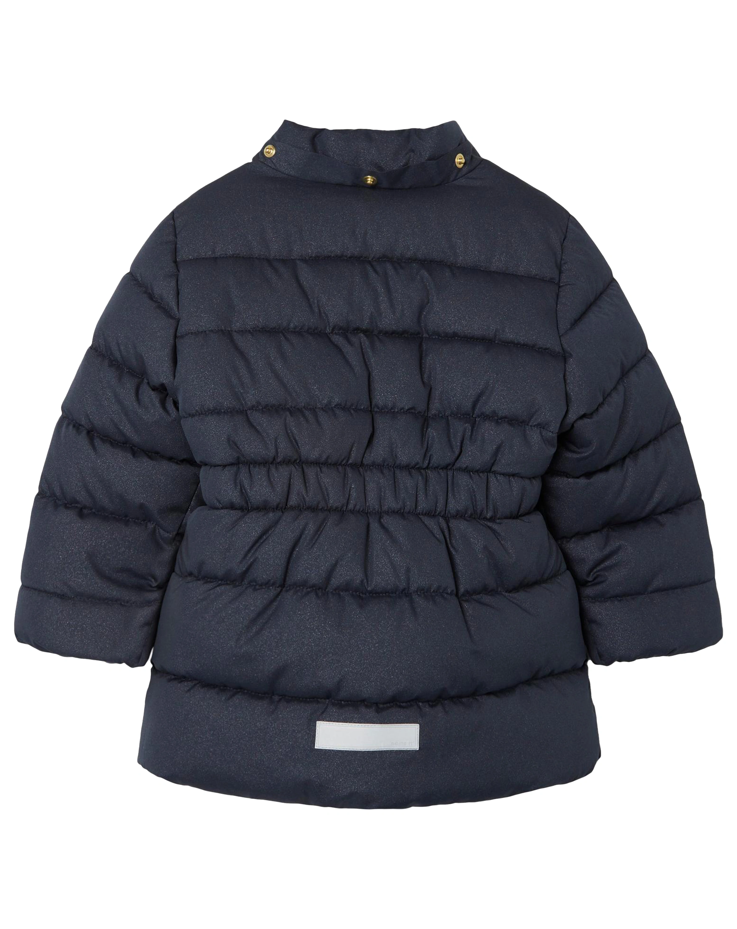 Steppjacke NMFMERETHE mit Kunstfell in dark sapphire