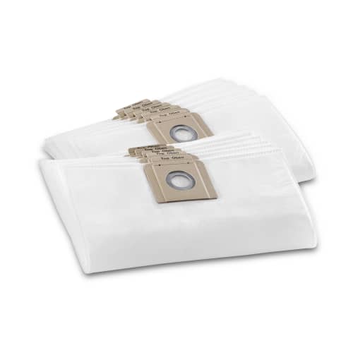 Sac filtrant non tissé pour aspirateurs Karcher