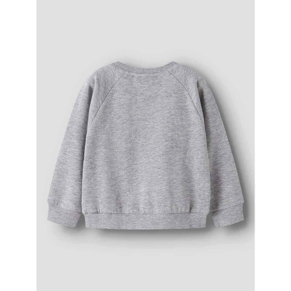 Køb Name It Grey Melange Rainbow Clouds Nmfvenus Ls Nreg Sweat Bru