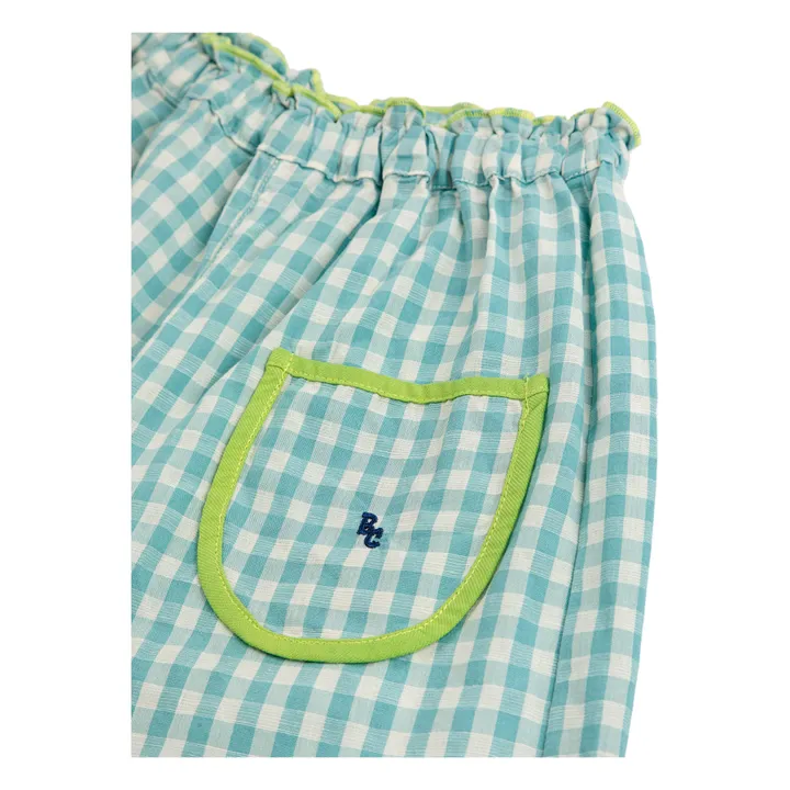 Bobo Choses Jupe-Culotte Vichy | Bleu Clair
