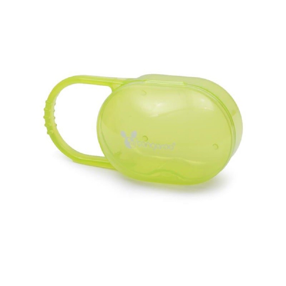 Cangaroo Schnullerbehälter P1139, Schnullerbox grün, PP mit Henkel ab Geburt