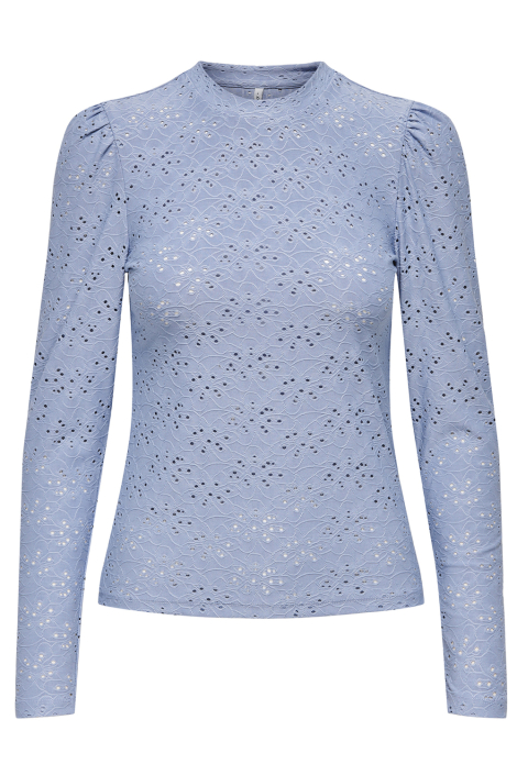 Only blauwe dames t-shirt