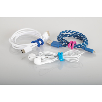 Kabelbinder fix-o-tie 4 kleuren 76mm - 4 stuks