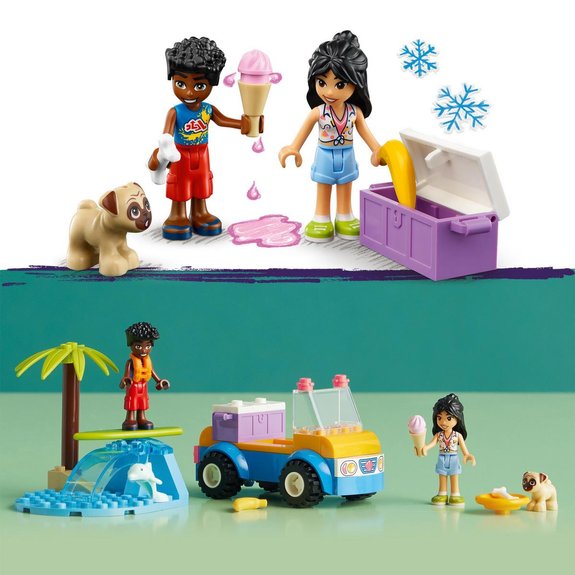 Journée à la plage en Buggy Lego Friends 41725