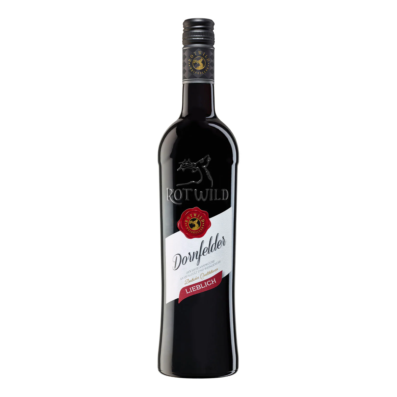 Rotwild Dornfelder lieblich 10,5 % vol 0,75 Liter