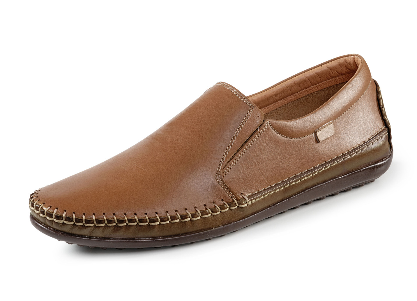 GINO GALANTE Mokassin-Slipper aus weichem Nappaleder