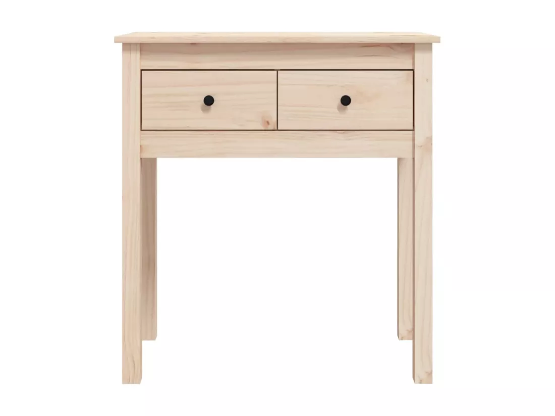 Table console 70x35x75 cm Bois massif de pin