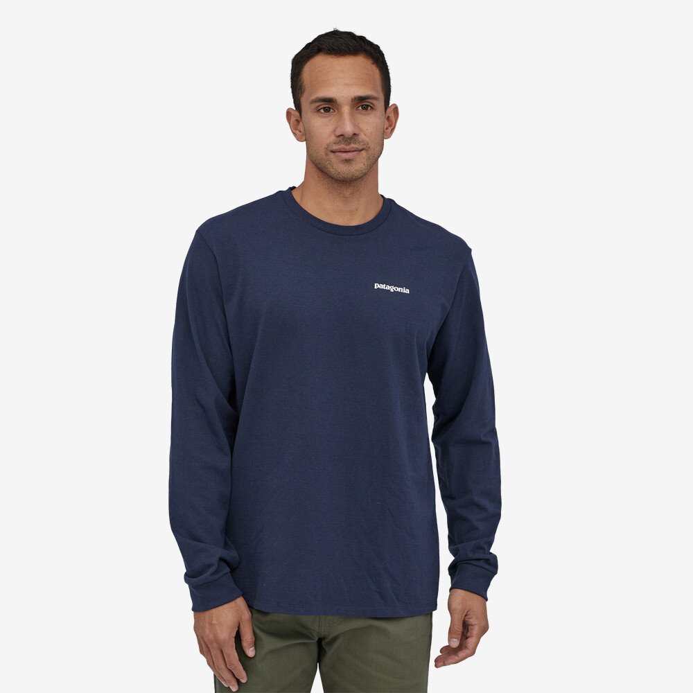 Patagonia L/S P-6 Logo Responsibili-Tee, M's<br>Kjenn på stoffet! Super behagelig