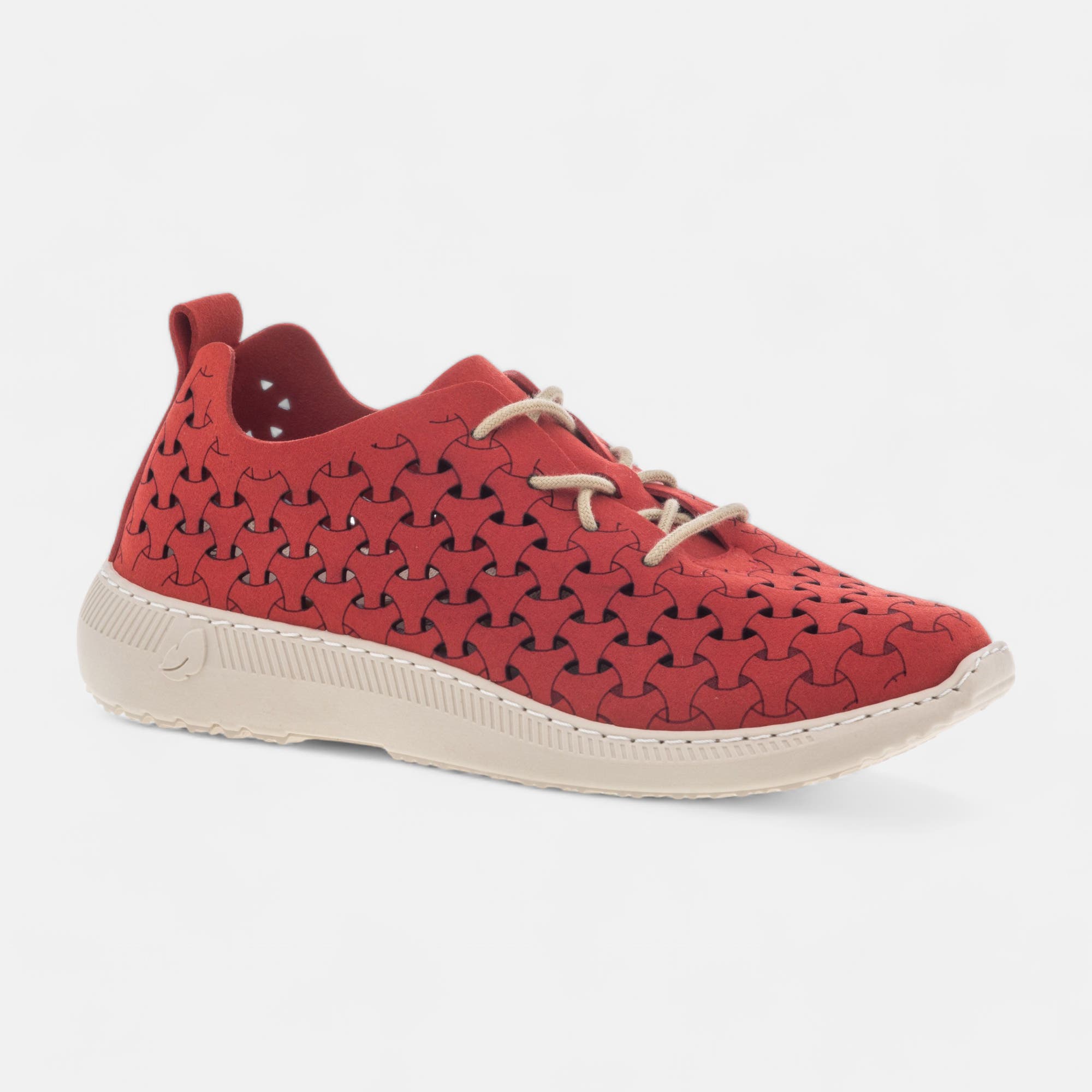 Baskets basses Femme rouge