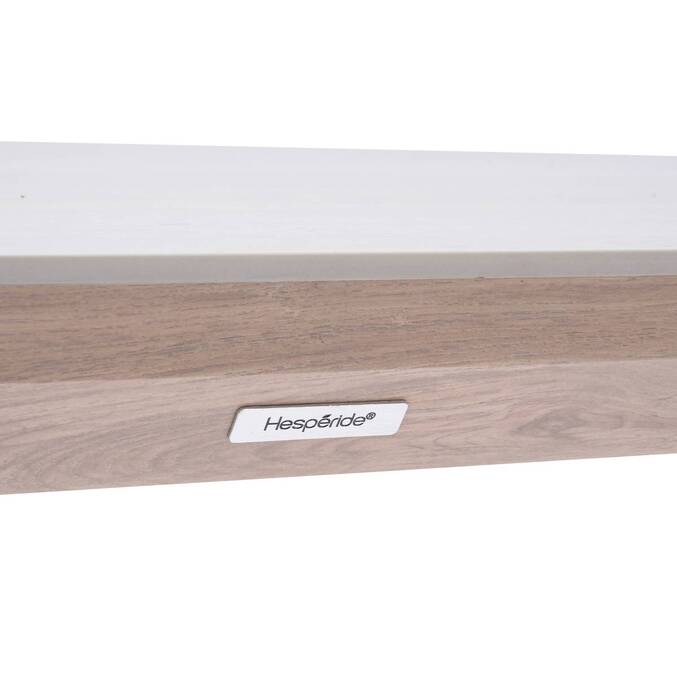 Table de jardin rectangulaire NELORA Beige ficelle / Honey