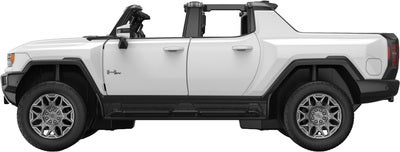 Rastar Hummer EV Radiostyrt Bil 1:16, Hvit