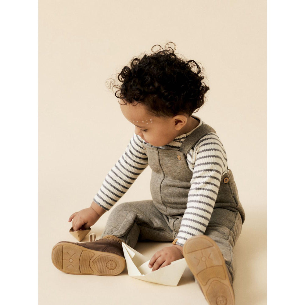 Køb Lil'Atelier Silent Storm Melange Tabby Overalls
