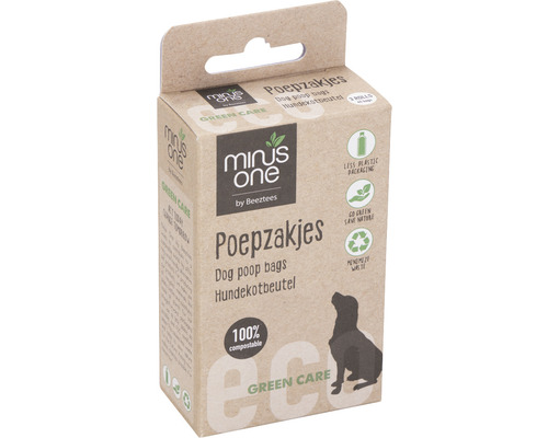 Poepzakjes beeztees Minus one 3 x 15 st.