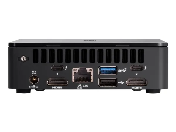 ASUS NUC 12 Pro Slim Kit RNUC12WSKI300000I - Barebone - mini PC 1 x Core i3 1220P / op til 4.4 GHz - RAM 0 GB - UHD Graphics - IEEE 802.11ax (Wi-Fi 6E), Bluetooth 5.2, 2.5 Gigabit Ethernet, Gigabit Ethernet - sort