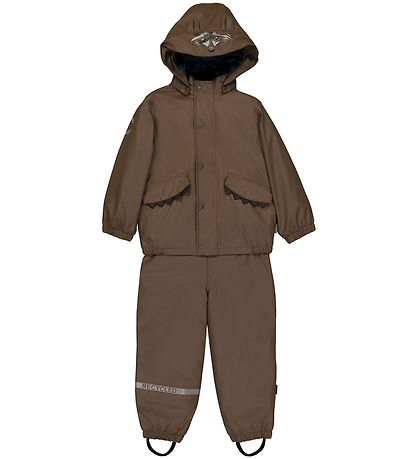 Mikk-Line Regnt?j m. Termo/Seler - PU - Rec Warm - Chocolate Chi