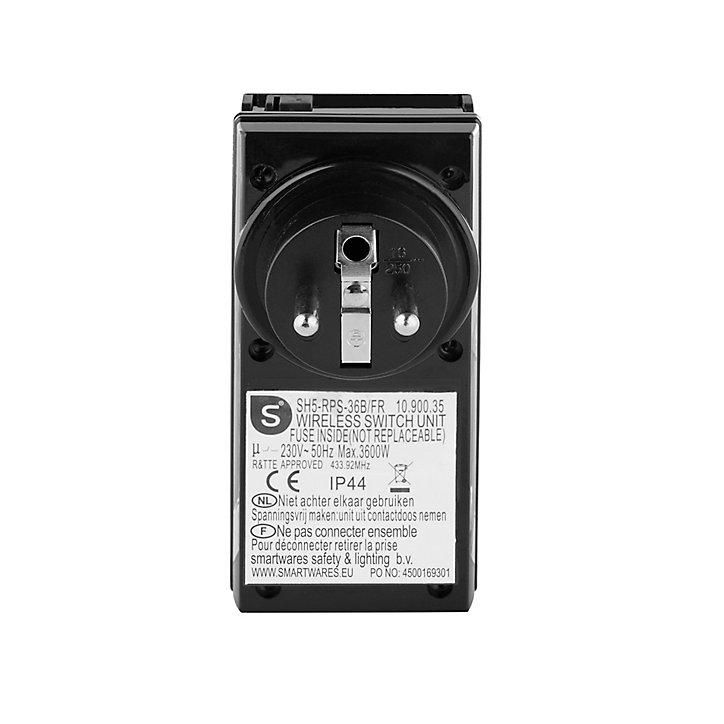 Prise télécommandée sans fil extérieure Smartwares 3600W