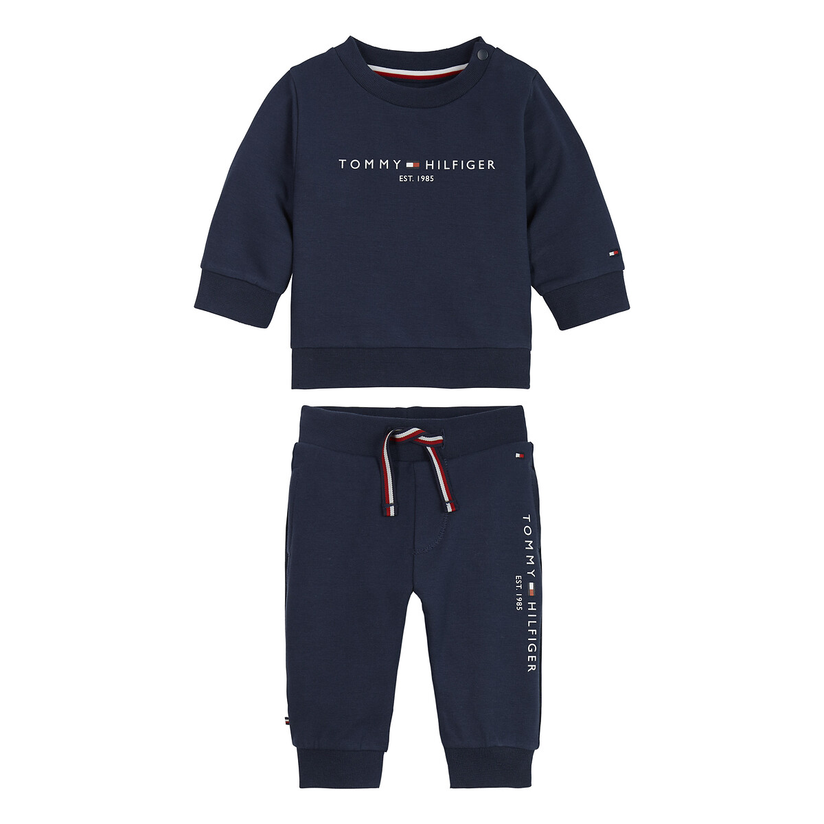 TOMMY HILFIGER<br>Conjunto suéter + calça de moletom
