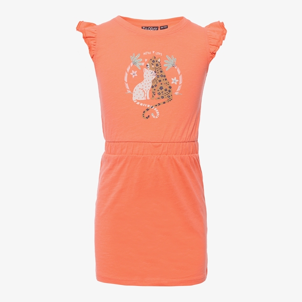 TwoDay meisjes jurk roze met panters