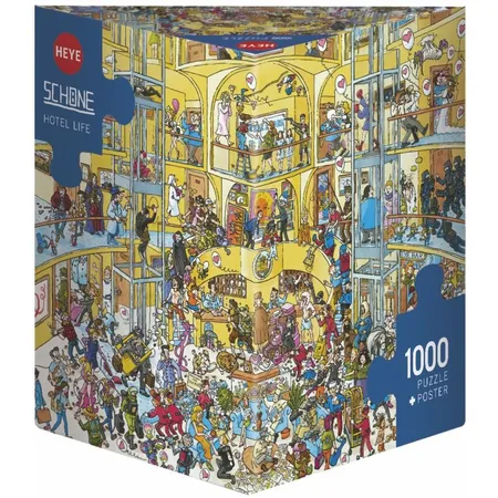Heye Puzzle - Hotel Life, Schöne, 1000 Teile
