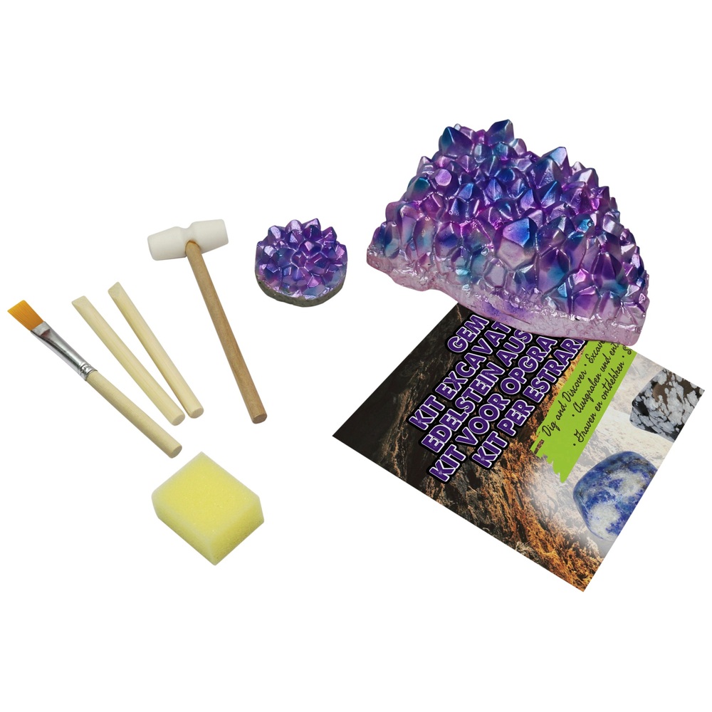 Edelsteinsuchset, 12er-Packung, Sortiment