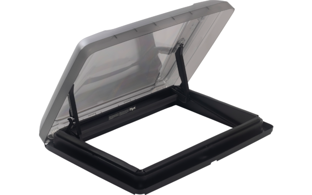 MPK VisionStar L Dachhaube mit Rauchglas Doppelverglasung / Ausschnittmaß 700 x 500 mm schwarz
