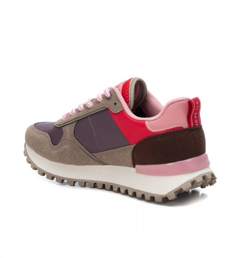 Tênis Xti 142120 taupe