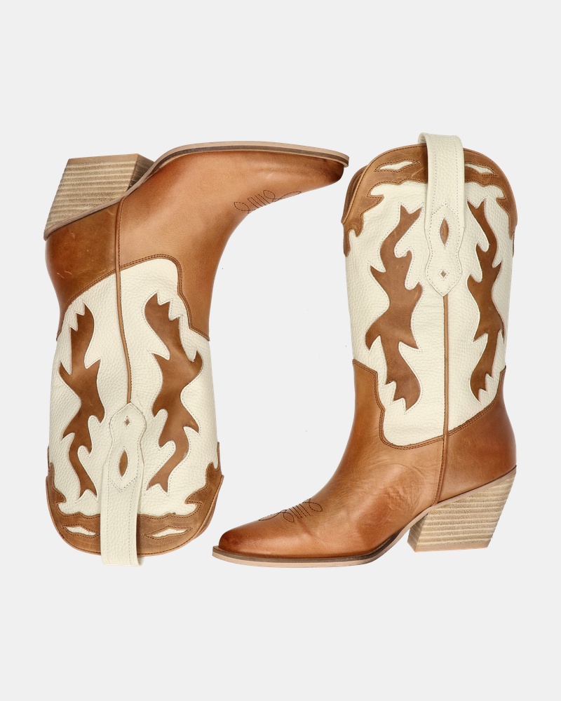 Nelson Cowboylaarzen  - cognac