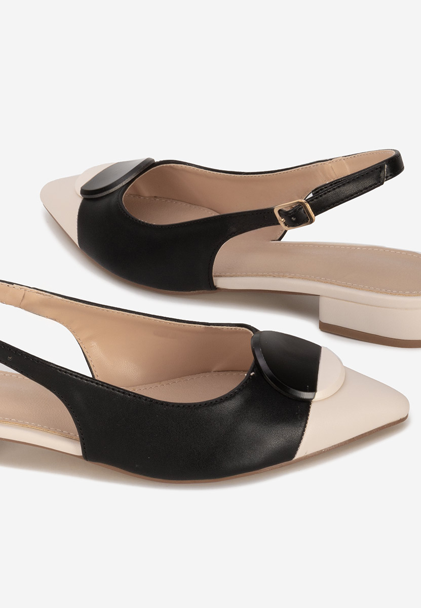 Chaussures slingback noirs Alissandra V2