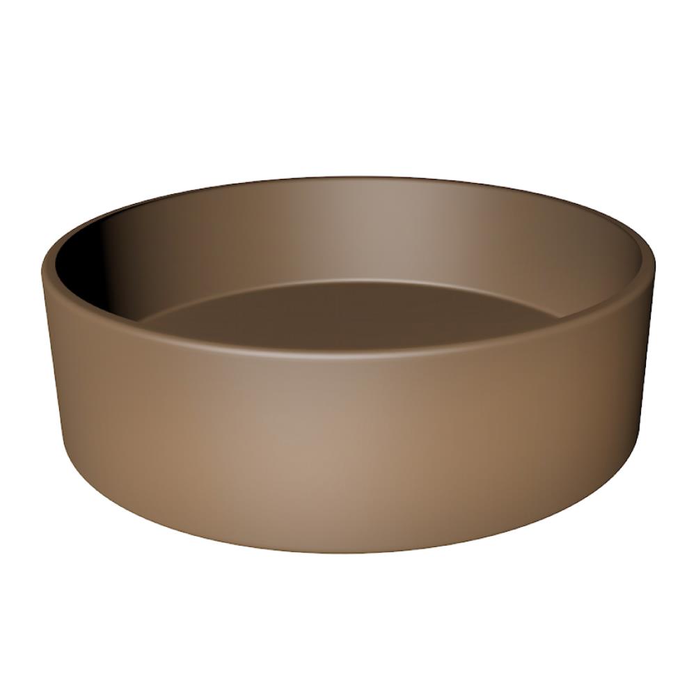 Xenz Coco keramische waskom 40cm bruin mat