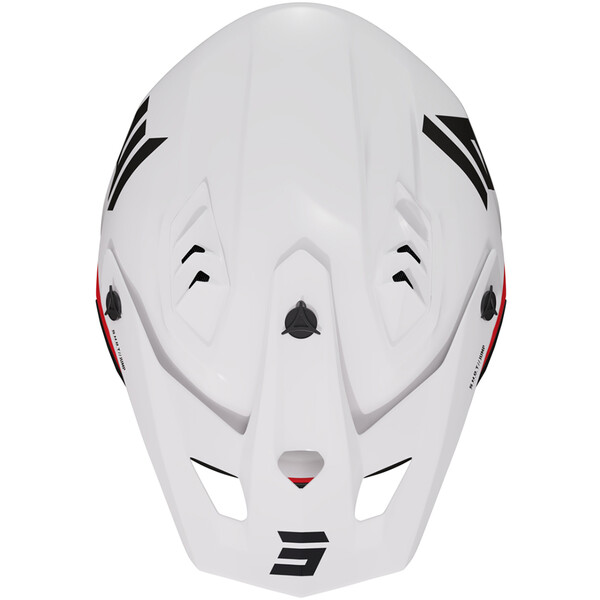 Shot - Casque Jump Tricks Blanc / Rouge / Brillant