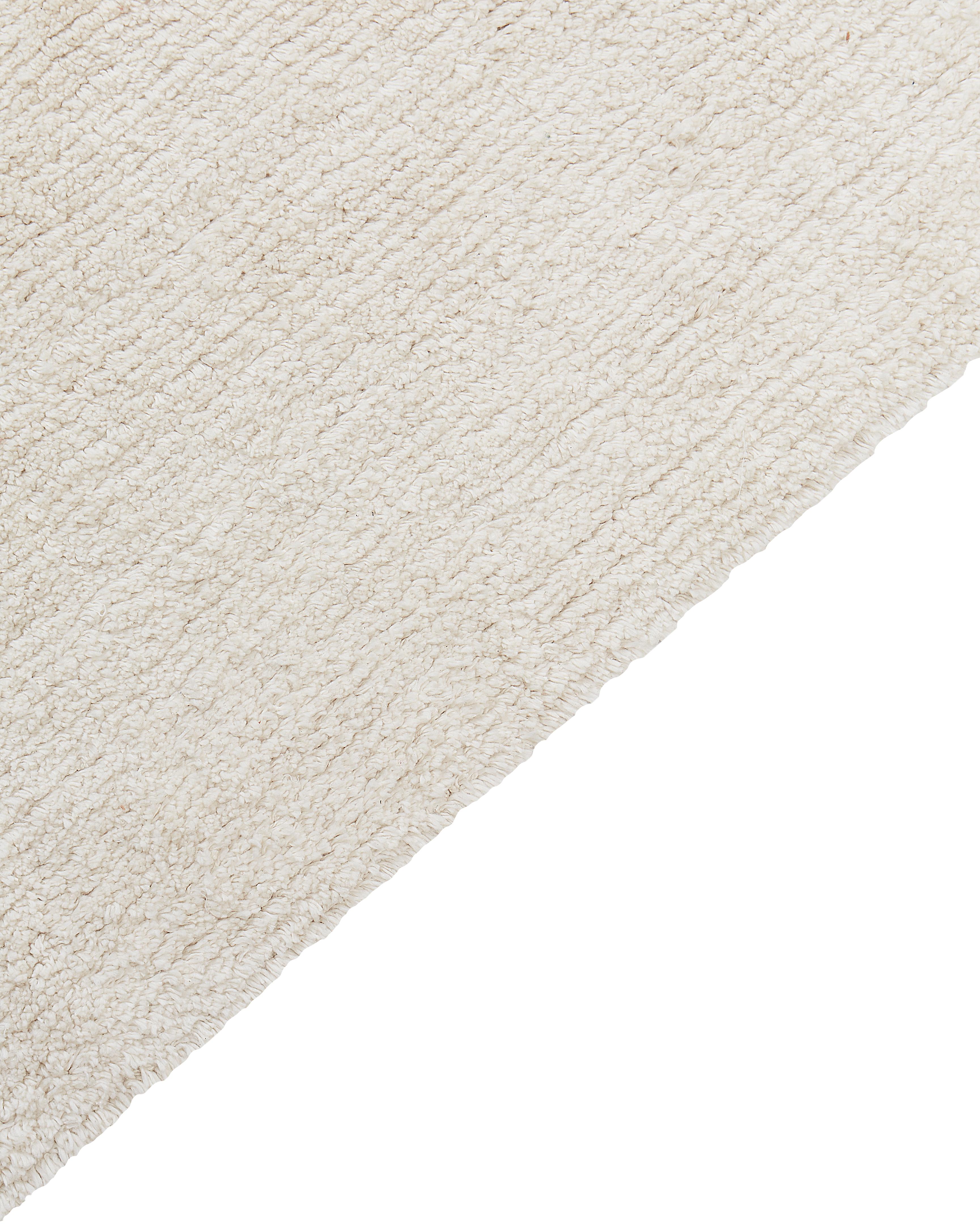 Kindervloerkleed BAZALETI Lichtbeige 140 x 200 cm Katoen