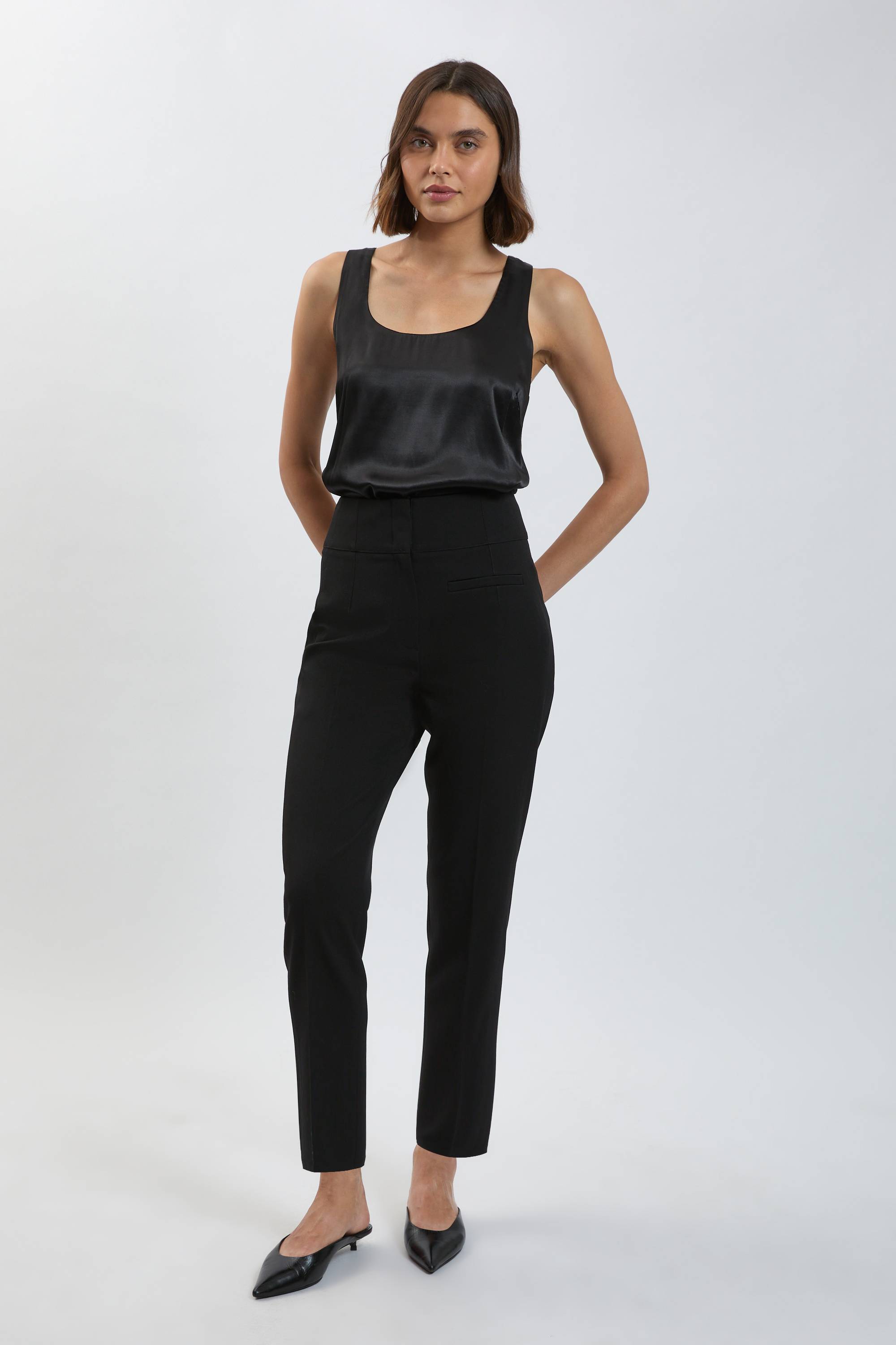 KarenMillen Pantalon Tailleur Petite Coupe Slim Fuselée