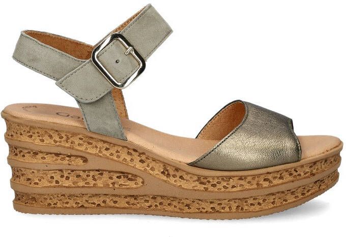 GABOR Sandalen Dames 44.651 Maat: 38 5 Kleur: Brons