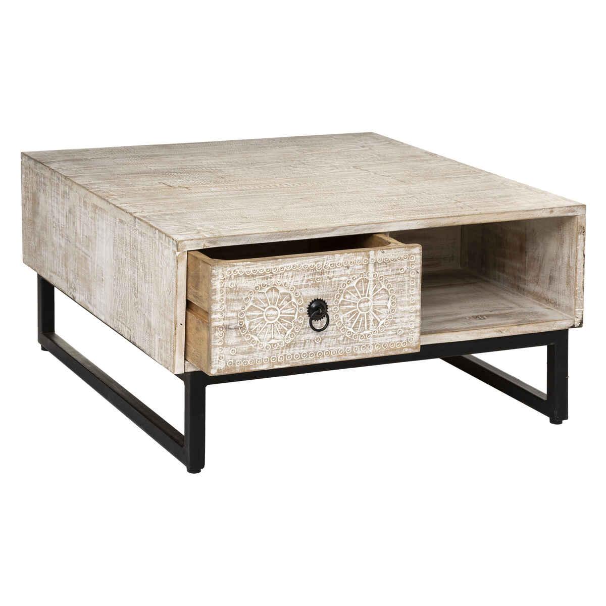 TABLE BASSE 2 TIROIRS AJAY