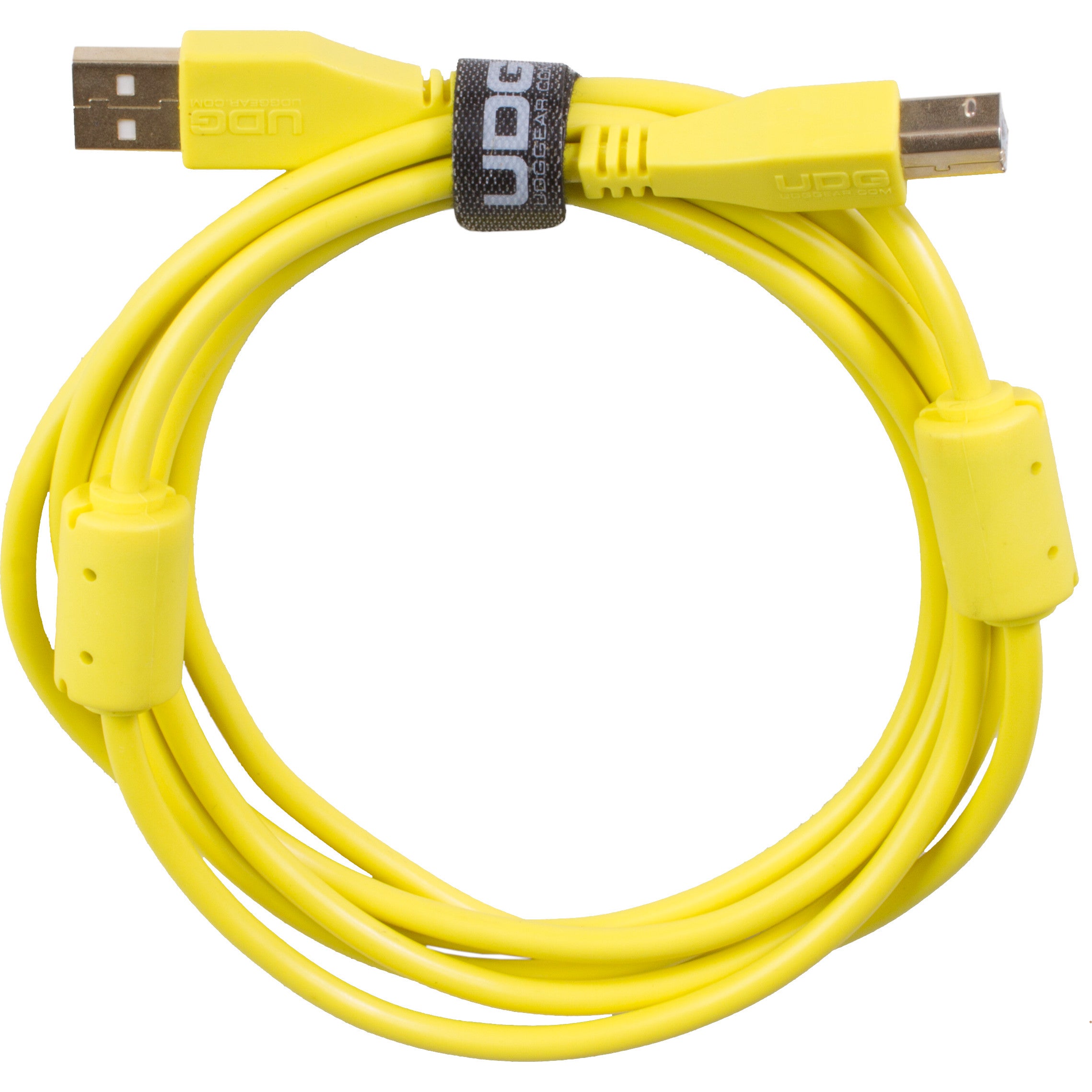 UDG U95003YL audio kabel USB 2.0 A-B recht geel 3m