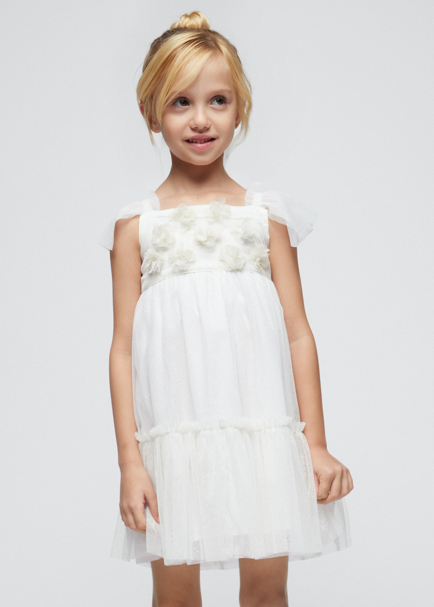 Vestido de tule para meninas