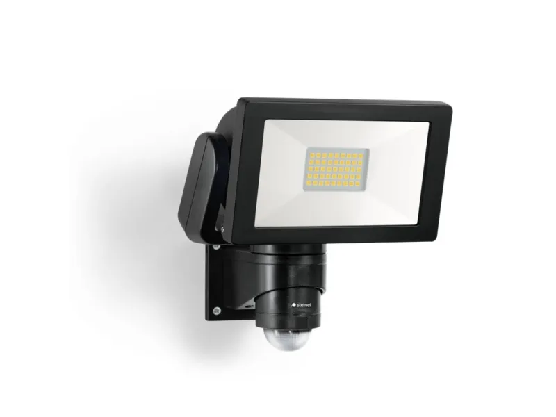 Steinel LED STRAHLER LS 300 S SW 067571 LED-udendørslyskaster med bevægelsessensor EEK: F (A - G) 29.5 W Neutralhvid