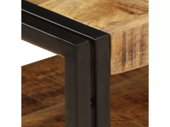 Meuble TV 120x35x45 cm Bois solide de manguier