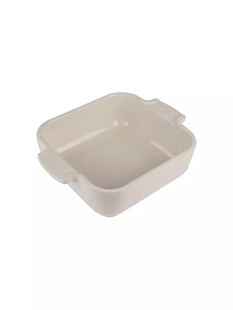 PEUGEOT Auflaufform aus Keramik Appolia quadratisch Ecru  13x13cm weiss