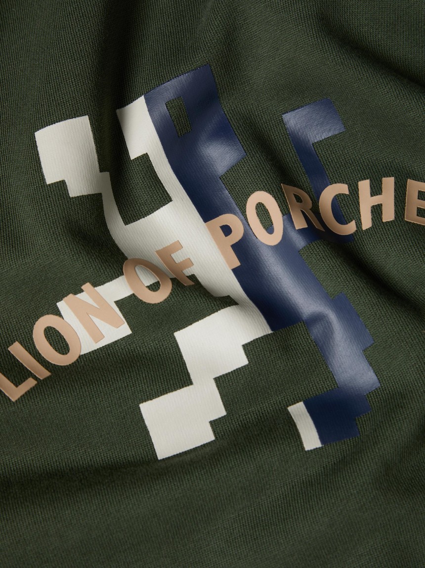 Sweatshirt de algodão com capuz