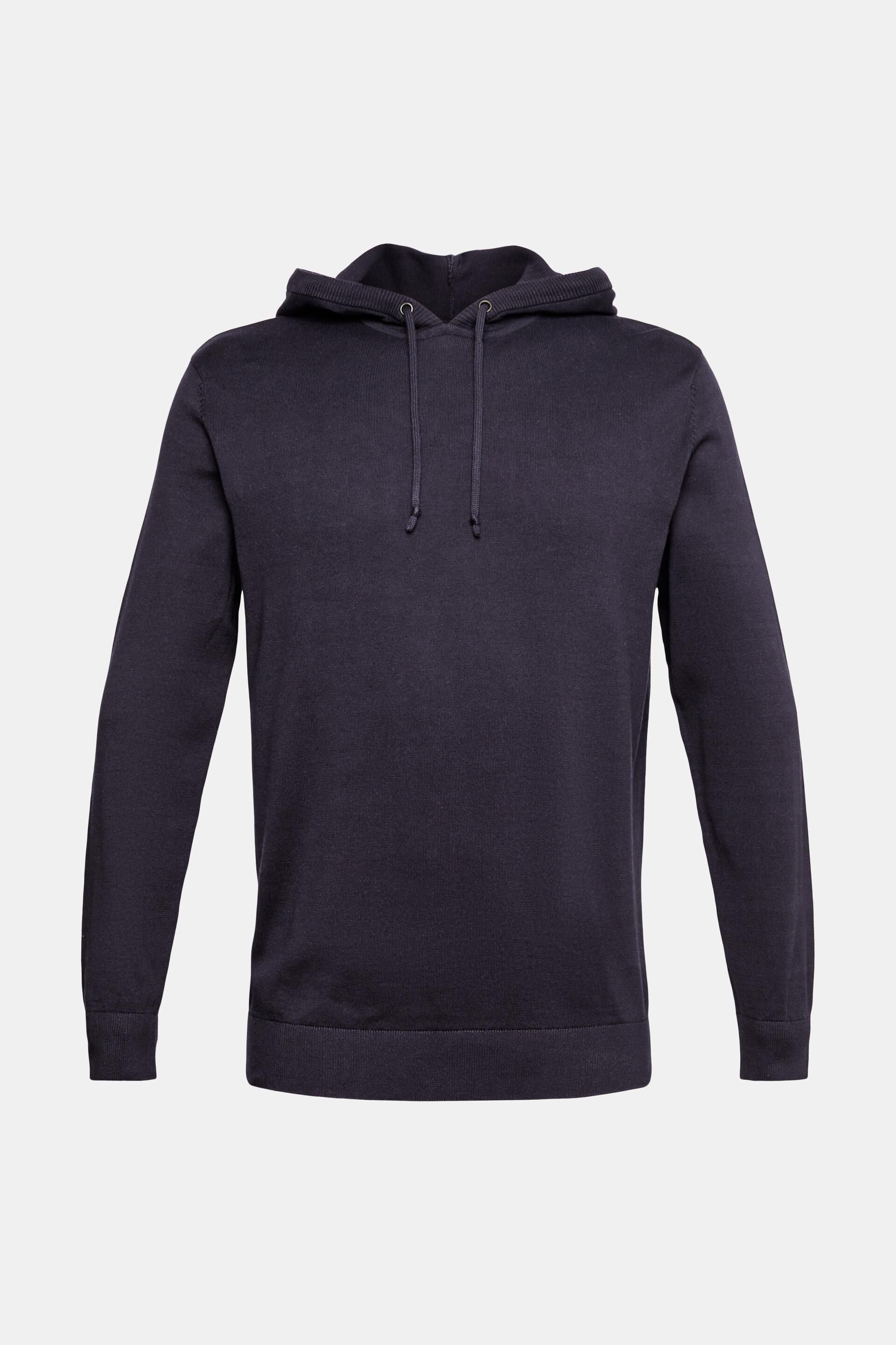 Pull-over en maille à capuche