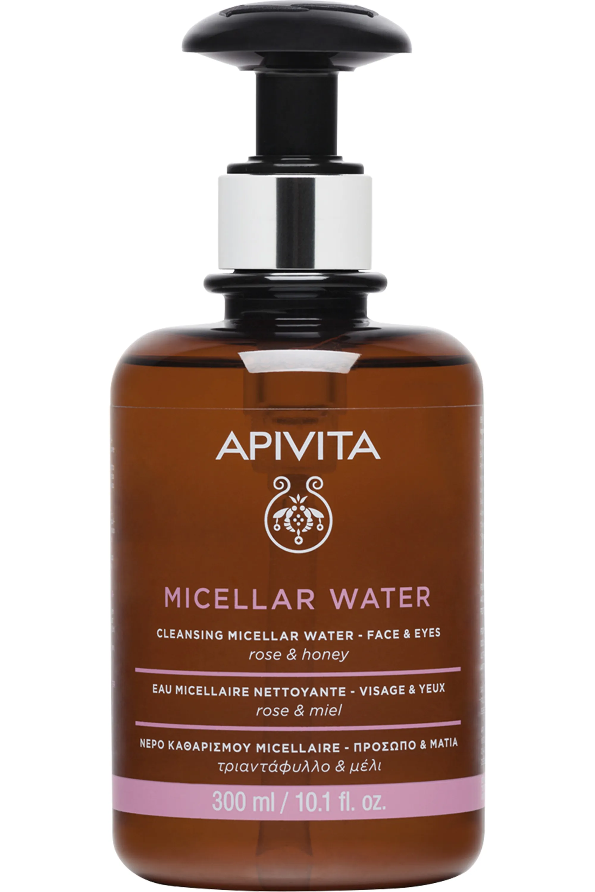 Apivita Eau micellaire nettoyante visage & yeux-300 ml
