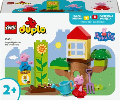LEGO DUPLO Peppa Pig 10431 Peppa Gris med hage og trehytte
