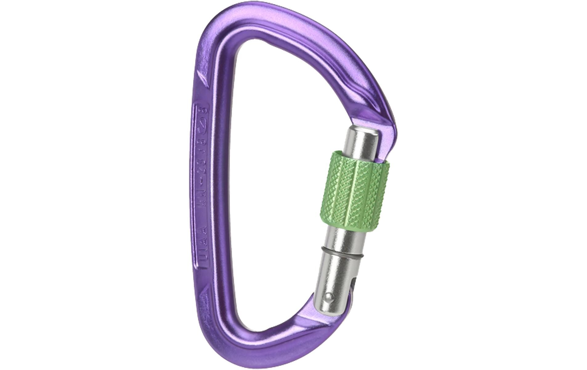 Carabiner Session Screw Gate LilaKarabiner mit Schraubverschluss