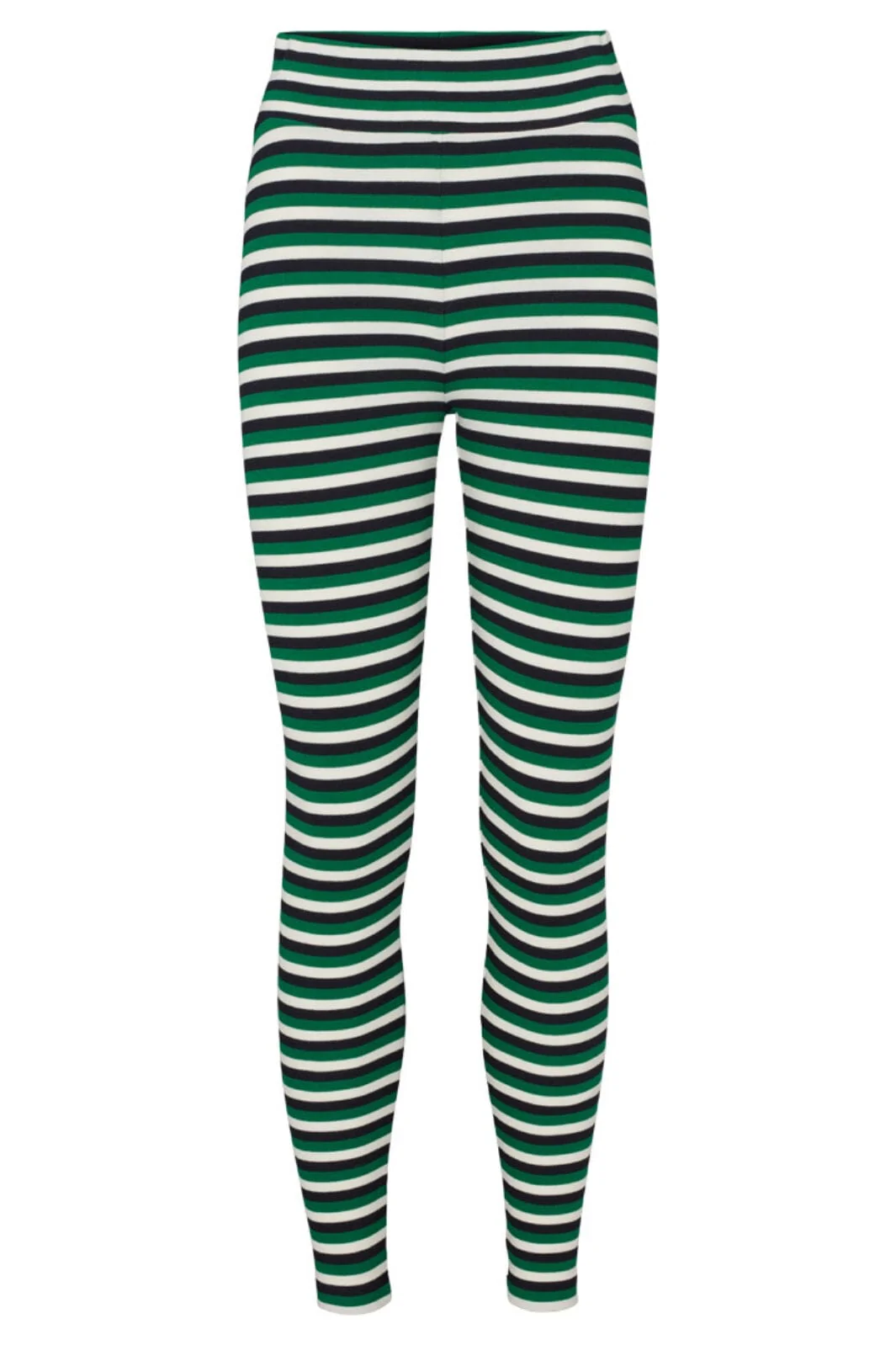 Basic Apparel Ludmilla Tights Gots 654 green jacket black whisper white