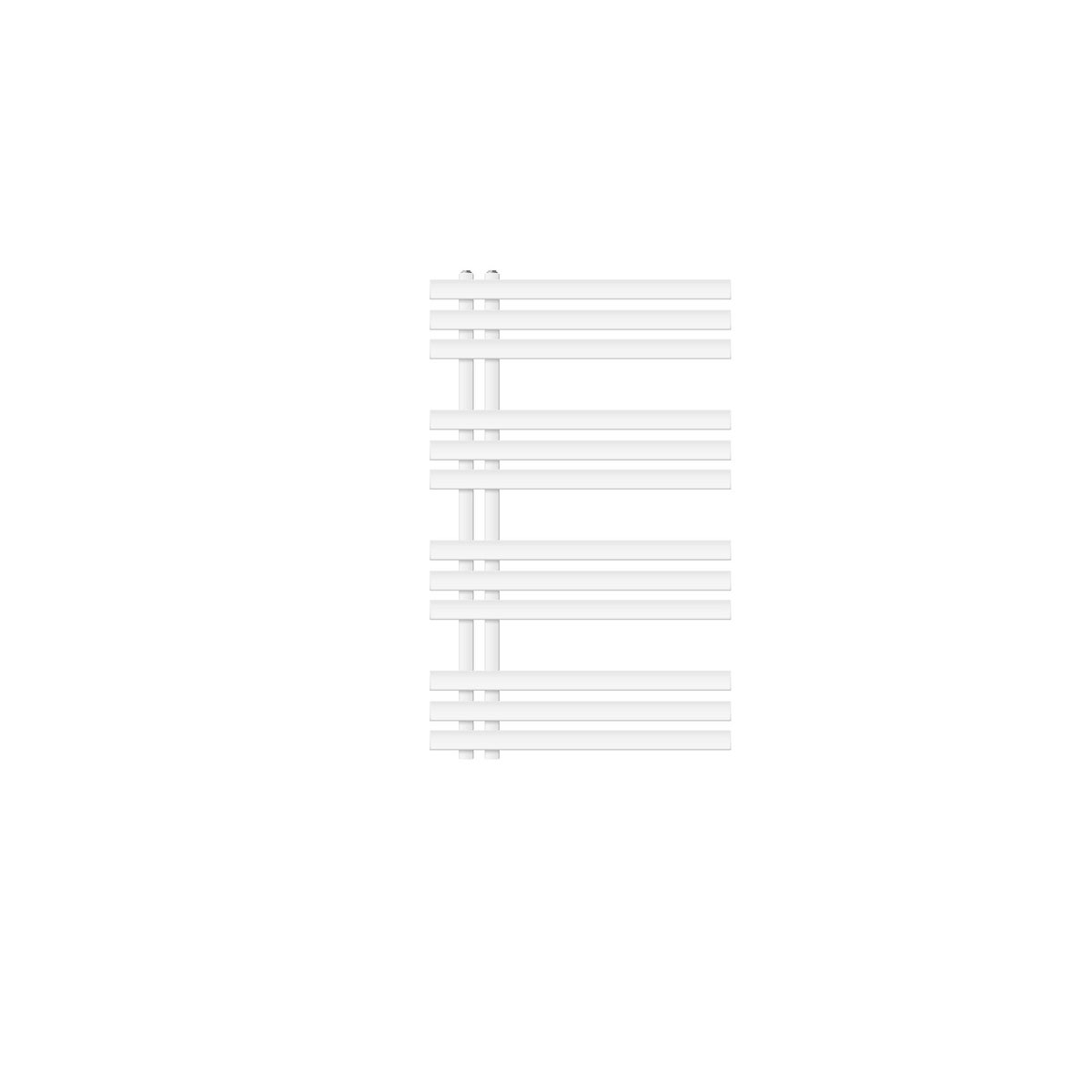 ECD Germany Iron EM Design Badkamerradiator - 600 x 1000 mm - Wit - Designradiator Paneelradiator Handdoekwarmer Handdoekdroger Verwarmingsradiator