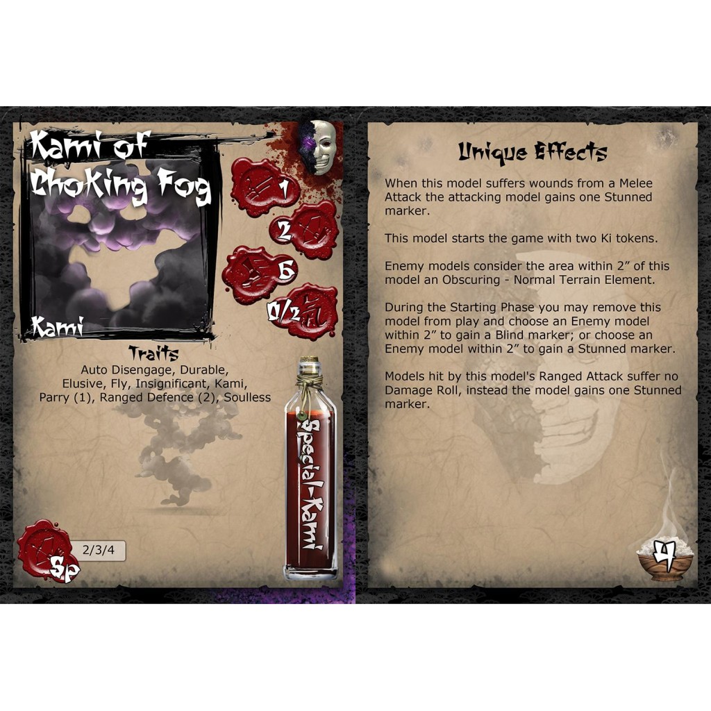 Bushido - Multi Factions - Kami of Choking Fog and Blighted Earth