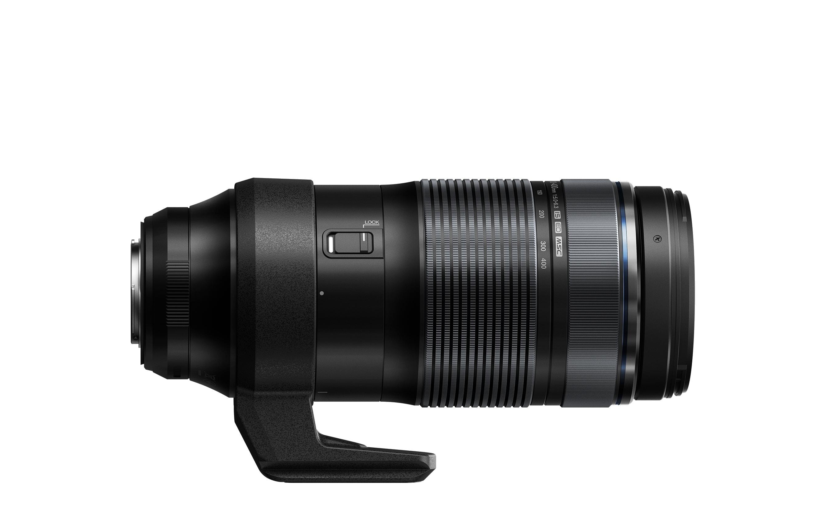 Zoomobjektiv M.Zuiko ED 100-400mm F/5.0-6.3 IS MFT<br>Leichtes, kompaktes Teleobjektiv mit integrierter Bildstabilisation