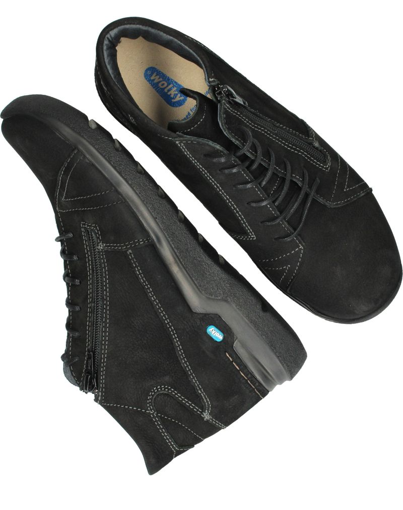 Wolky Why Antique Veterboots Zwart Dames